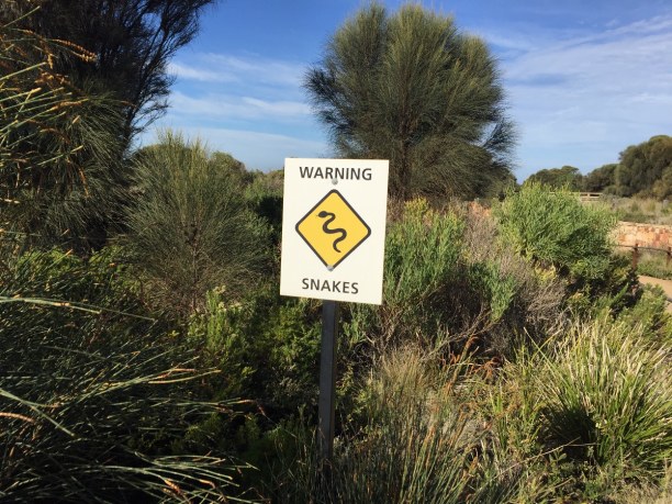 Kurztrip Victoria, Australien, Auf dem Weg zu den 12 Aposteln kommt man auch an diesem Schild vorbei.