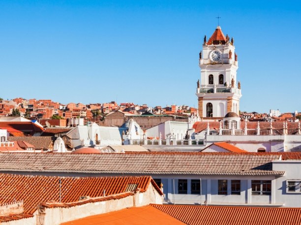 Langzeiturlaub Bolivien, Bolivien, Blick auf Sucre
