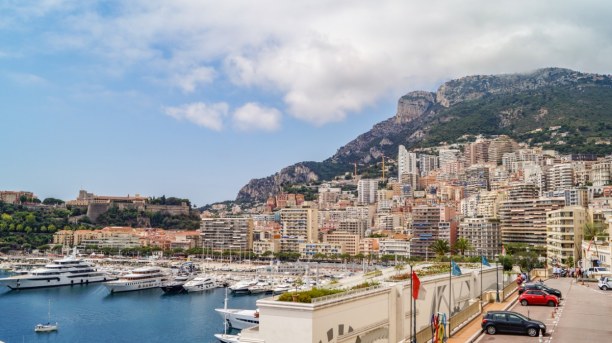 Langzeiturlaub Nizza (Stadt), Côte d'Azur, Frankreich, Noch ein Blick auf Monaco - einfach beeindruckend!