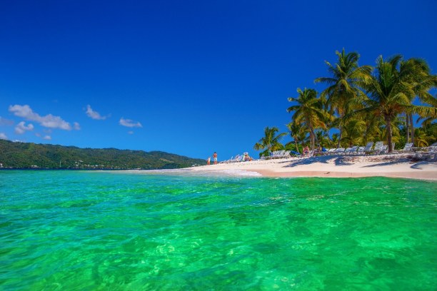 10 Tage Dominikanische Republik, Dominikanische Republik, Cayo Levantado ist eine Insel im Norden nur 15 Minuten mit dem Boot vo