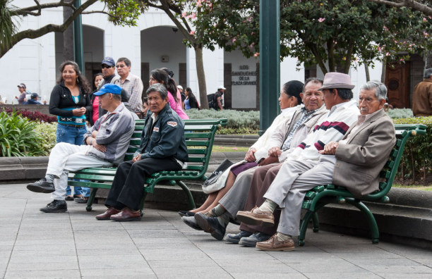 Kurzurlaub Quito (Stadt), Ecuador, Ecuador, Sehen und gesehen werden in gemütlicher Form am Plaza Grande.