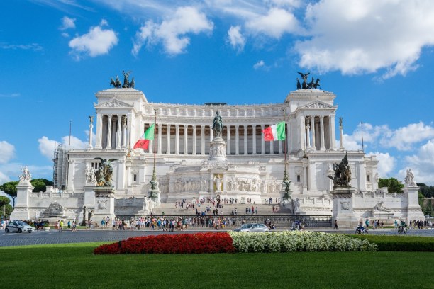 Kurzurlaub Latium, Italien, Das Vittoriano Monument ist ein Nationaldenkmal, welches dem ersten K
