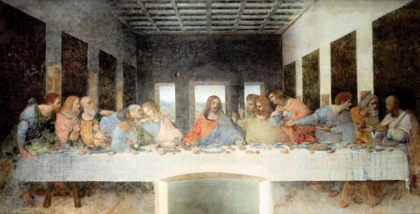Kurzurlaub Lombardei, Italien, Die Wandgemälde von Leonardo da Vinci, welches das letzte Abendmahl a