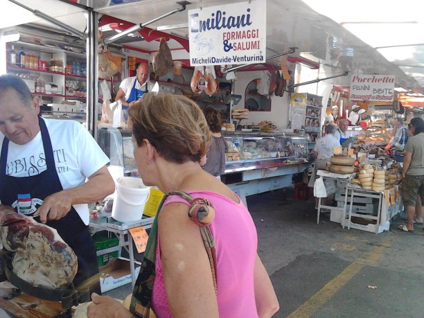 Zwei Wochen Toskana, Italien, Toskanischer Wochenmarkt