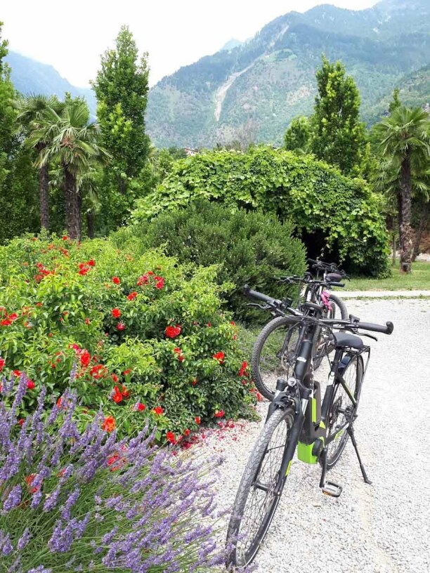Kurztrip Trentino-Südtirol, Italien, Meine erste E-Bike Tour durch das hügelige Meraner Land. Was bin ich 