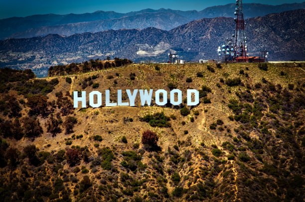 Kurzurlaub Los Angeles (Stadt), Kalifornien, USA, Den bekannten Hollywood Schriftzug auf den Hollywood Hills gibt es sch