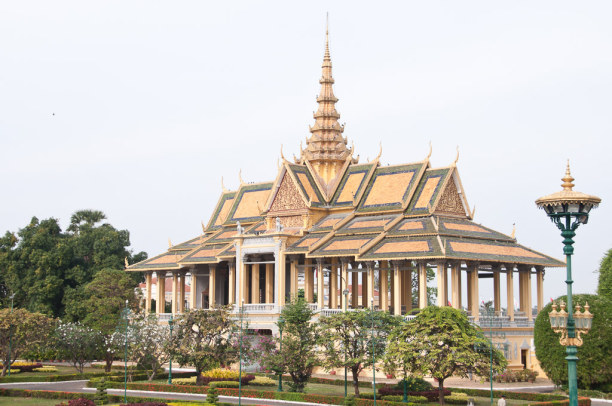 Kurztrip Kambodscha, Kambodscha, Die Silberpagode befindet sich gleich neben dem Royal Palace.