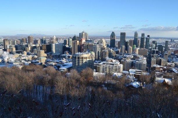 10 Tage Quebec, Kanada, Ausblick vom Mont Royal - auf die Stadt Montréal ;)