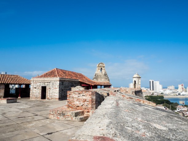 Langzeiturlaub Cartagena (Stadt), Kolumbien, Kolumbien, Wunderbar ist die Sicht von hier - man sieht die Altstadt und auch die