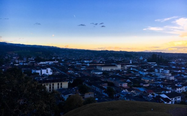Kurztrip Popayan (Stadt), Kolumbien, Kolumbien, Von Hügel Cerro El Morro hat man einen wunderbaren Blick über die St