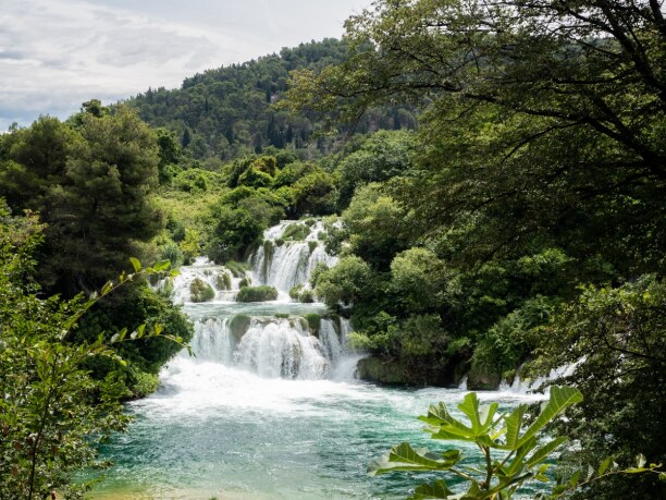 10 Tage Murter (Stadt), Krk und nordadriatische Inseln, Kroatien, Die Wasserfälle von Krka sind nicht weniger imposant wie die im Natio
