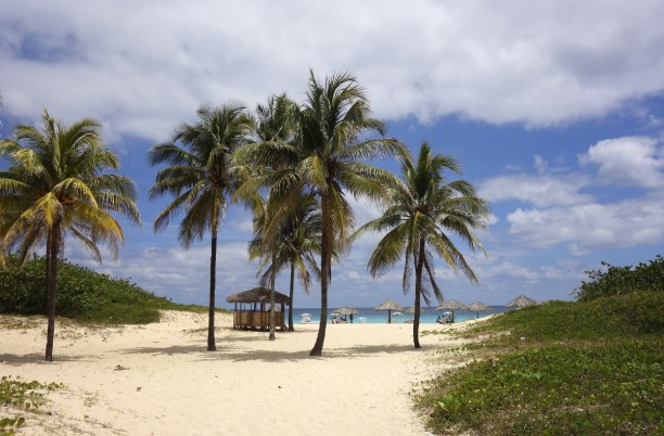 1 Woche Kuba, Kuba, Im Schatten der Palmen und Sonnenschirme kannst du es dir gut gehen la