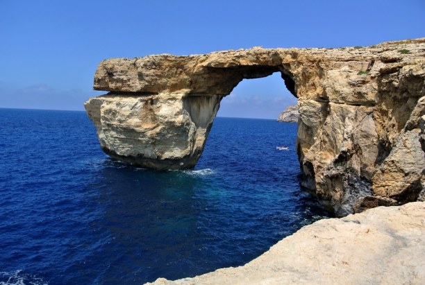Kurztrip Malta, Malta, Das Azurblaue Fenster war rund 100 Meter lang und 20 Meter hoch. Es wa