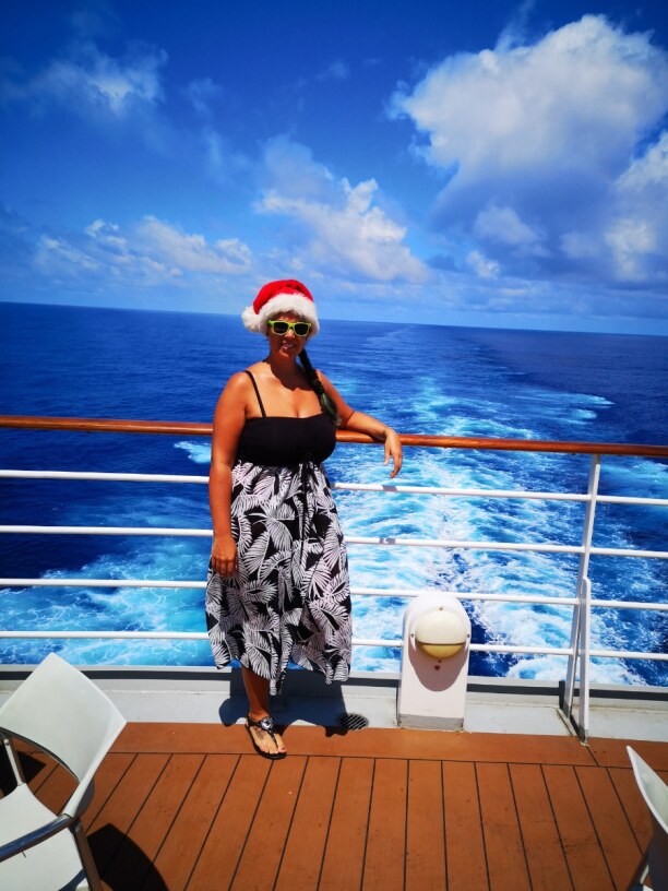 2 Wochen Westküste, Mauritius, Weihnachtsgrüße an die Freunde 