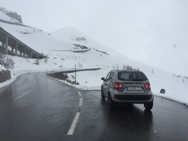 Kurztrip Salzburger Land, Österreich, Die Temperatur sinkt immer weiter und schon bald haben wir die Schneeg