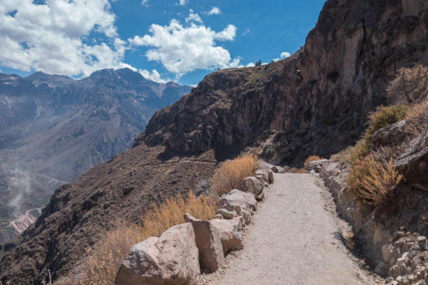 Langzeiturlaub Peru, Peru, Das Trekking in den Colca Canyon beginnt. Definitiv eines unserer Peru