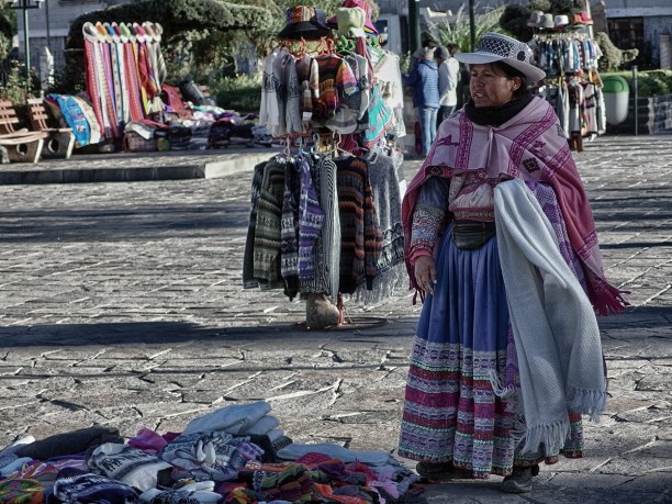 Zwei Wochen Peru, Peru, Auf dem Markt in Yanque im Colca-Tal