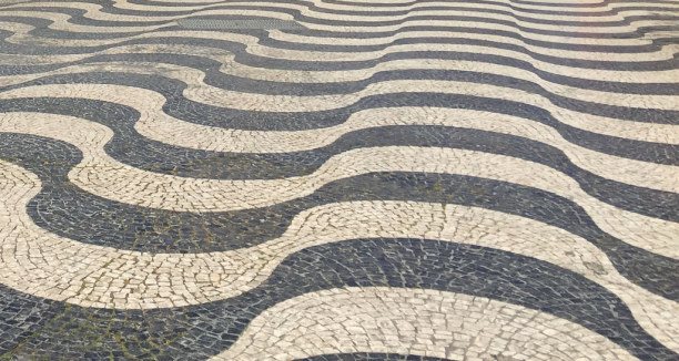 10 Tage Region Lissabon und Setúbal, Portugal, Besonders beeindrucken finde ich das Muster der Pflastersteine