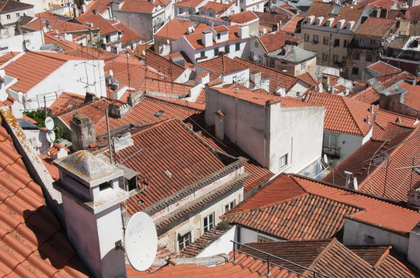 10 Tage Region Lissabon und Setúbal, Portugal, Faszinierend, der Blick über die Dächer von Lissabon!