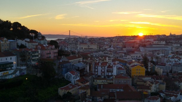 Kurztrip Region Lissabon und Setúbal, Portugal, Sonnenuntergang 