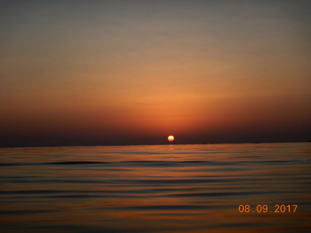 Zwei Wochen Makadi Bay (Stadt), Rotes Meer, Ägypten, Traumhafter Sonnenaufgang