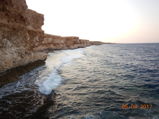 2 Wochen Makadi Bay (Stadt), Rotes Meer, Ägypten, Klippe