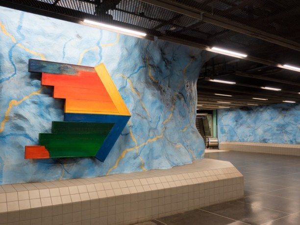 Kurztrip Stockholm & Umgebung, Schweden, Stadion metro station