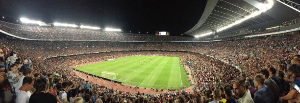 Kurztrip Barcelona & Umgebung, Spanien, Das Heimstadion des FCB, Camp Nou, ist das größte Fußballstadion Eu