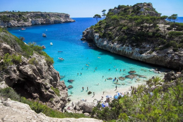 1 Woche Mallorca, Spanien, Die traumhafte Bucht Caló des Moro, oder auch Cala de Moro, liegt im 