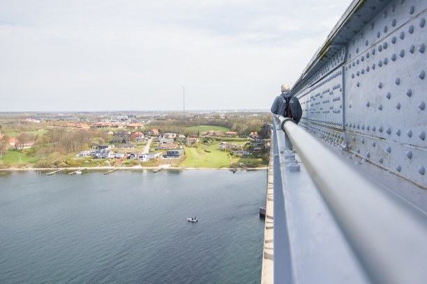 Kurzurlaub Holeby (Stadt), Storstrøm, Dänemark, In Middelfart/Lillebaelt hat man die Möglichkeit Bridgewalking zu mac