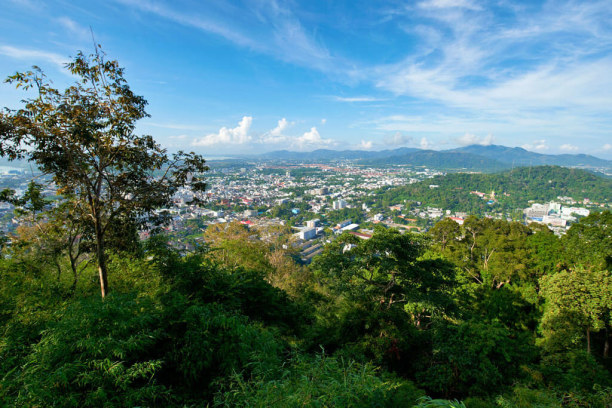 1 Woche Phuket und Umgebung, Thailand, Aussicht vom Khao Rang Hill 