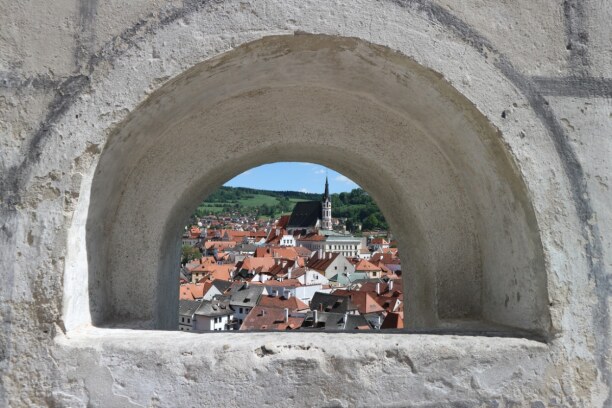 Kurztrip Südböhmen, Tschechische Republik, Wenn man durch das Schlossareal spaziert, kommt man immer wieder an Pl
