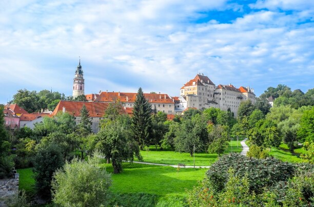 Kurztrip Südböhmen, Tschechische Republik, Zum Schlossareal gehört auch ein sehr weitläufiger Schlossgarten, de