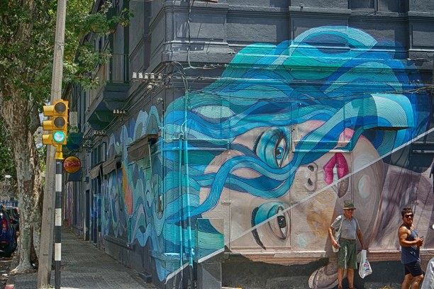 Langzeiturlaub Montevideo (Stadt), Uruguay, Uruguay, Ich war fasziniert von der tollen Streetart in Montevideo, die wirklic