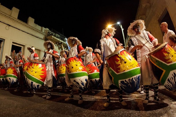 Langzeiturlaub Montevideo (Stadt), Uruguay, Uruguay, Der Candombe ist ein alter Tanz, der von Sklaven aus Afrika nach Süda