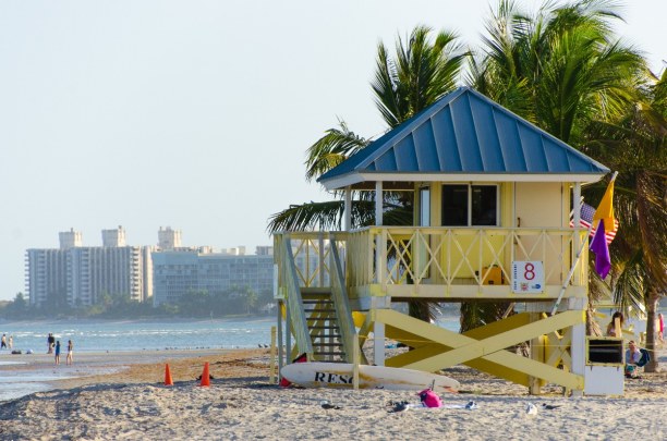 10 Tage Florida, USA, Key Biscaine ist eine circa 8 km lange Insel vor Miami.
Am Crandon Par