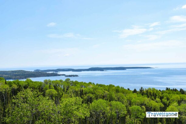 Zwei Wochen Minnesota, USA, Das ist er, der tiefblaue endlose Lake Superior, der Obere See der Gro