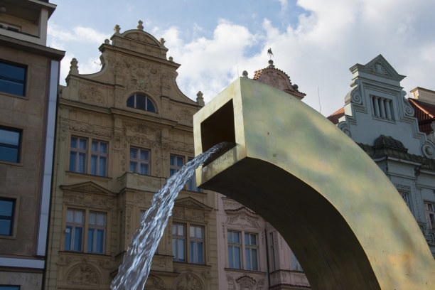 Kurzurlaub Plzen (Stadt), Westböhmen, Tschechische Republik, Pilsen war 2015 Kulturhauptstadt. Am Náměstí Republiky stehen drei 