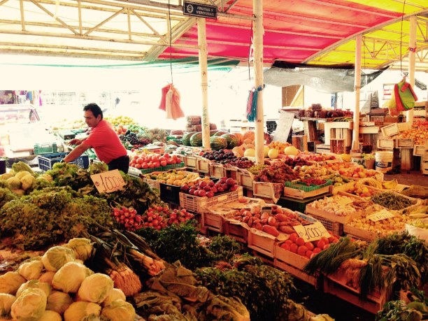 Kurztrip Valdivia (Stadt), Zentralchile, Chile, Der Markt an der Promenade von Valdivia bietet eine reichhaltige Auswa